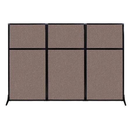 Versare Work Station Screen 99" x 70" Latte Fabric 1841313